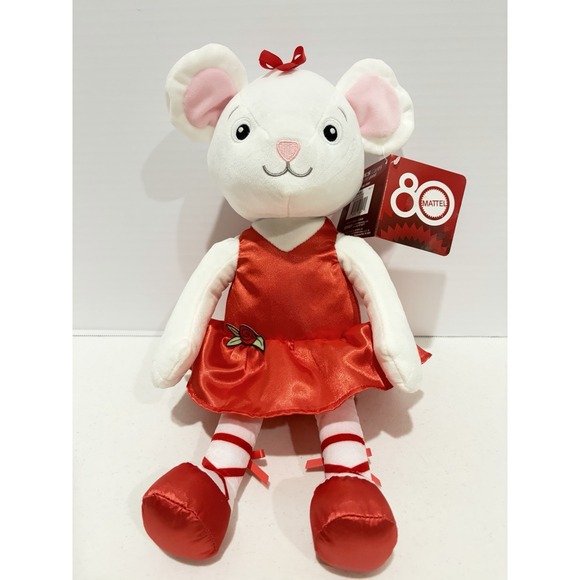 Kohl's Cares x Mattel Other - Angelina Ballerina Kohl's Cares Mattel 80th Anniversary Plush Doll 15" Red Satin